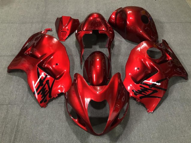 1997-2007 Fire Red Gloss Suzuki GSXR 1300 Motorcycle Fairings