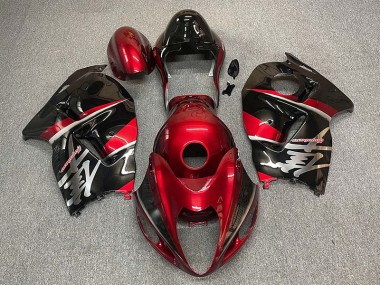 1997-2007 Maroon and Black Style Suzuki GSXR 1300 Motorcycle Fairings