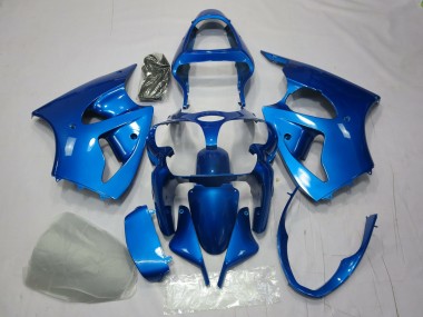 2000-2002 Blue Kawasaki ZX6R Motorcycle Fairings