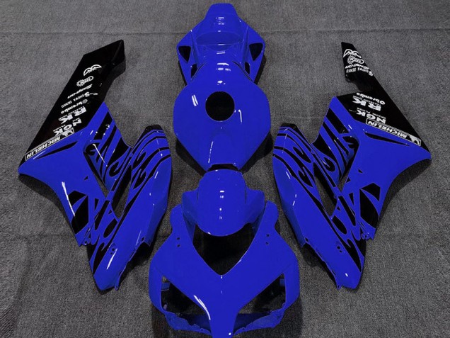 2004-2005 Gloss Blue Flame Honda CBR1000RR Motorcycle Fairings