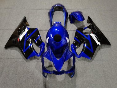 2004-2007 Gloss Blue and Black Honda CBR600 F4i Motorcycle Fairings