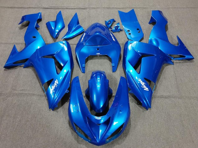 2006-2007 Blue Ninja Kawasaki ZX10R Motorcycle Fairings