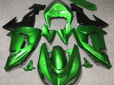 2006-2007 Reptile Green Kawasaki ZX10R Motorcycle Fairings