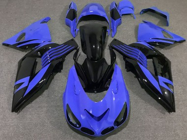 2006-2011 Bright Blue Kawasaki ZX14R Motorcycle Fairings