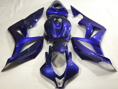 2007-2008 Deep Blue Plain Honda CBR600RR Motorcycle Fairings