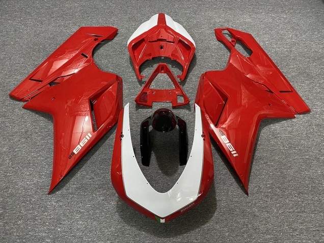 2007-2012 Gloss Red SP Ducati 848 1098 1198 Motorcycle Fairings