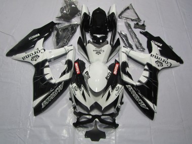 2008-2010 Black Corona Suzuki GSXR 600-750 Motorcycle Fairings