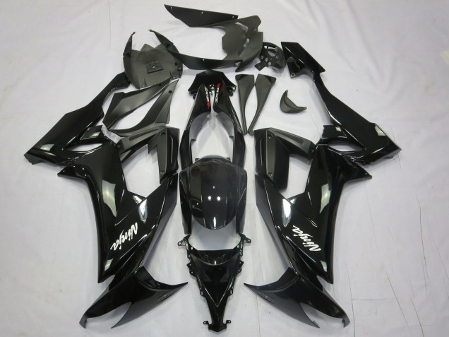 2008-2010 Black Ninja Kawasaki ZX10R Motorcycle Fairings