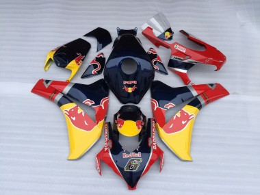 2008-2011 Blue Red Bull Honda CBR1000RR Motorcycle Fairings