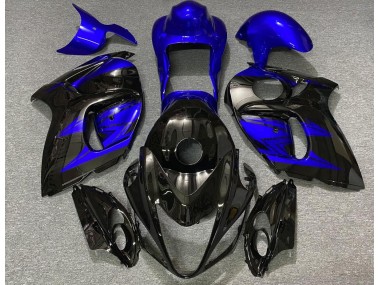 2008-2019 Gloss Black and Deep Blue Suzuki GSXR 1300 Motorcycle Fairings