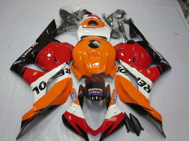 2009-2012 Classic Repsol Style 2 Honda CBR600RR Motorcycle Fairings