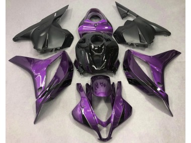 2009-2012 Deep Purple with Black Honda CBR600RR Motorcycle Fairings