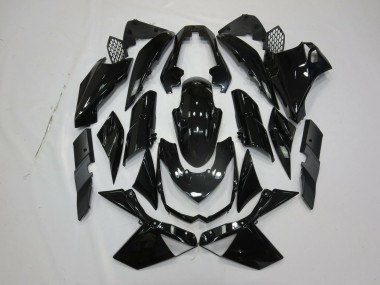 2010-2013 Gloss Black Kawasaki Z1000 Motorcycle Fairings