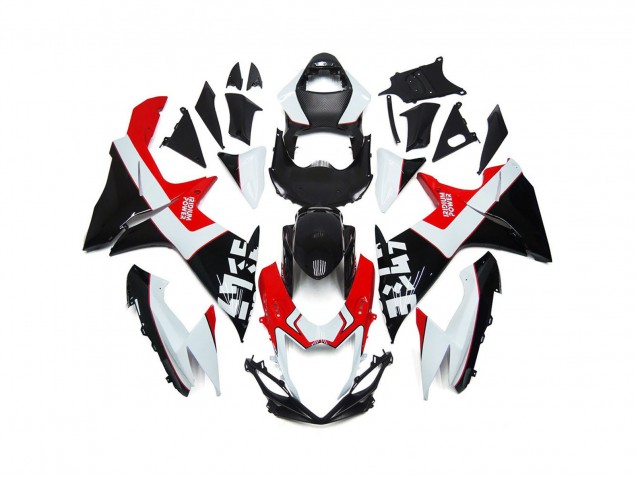 2011-2020 Custom Red and Black with Logos Suzuki GSXR 600-750 Motorcycle Fairings