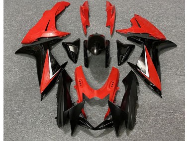 2011-2020 Gloss Red and Black Suzuki GSXR 600-750 Motorcycle Fairings