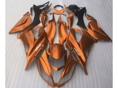 2016-2019 Candy Orange Gloss Kawasaki ZX10R Motorcycle Fairings