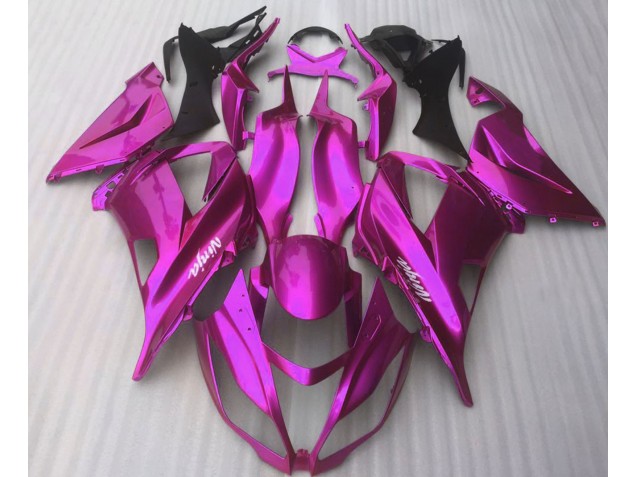 2016-2019 Candy Pink Gloss Kawasaki ZX10R Motorcycle Fairings