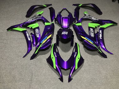 2016-2019 Pearl Purple Trickstar Kawasaki ZX10R Motorcycle Fairings