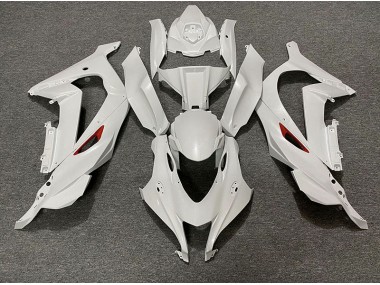 2016-2019 Pearl White Red Trim Kawasaki ZX10R Motorcycle Fairings