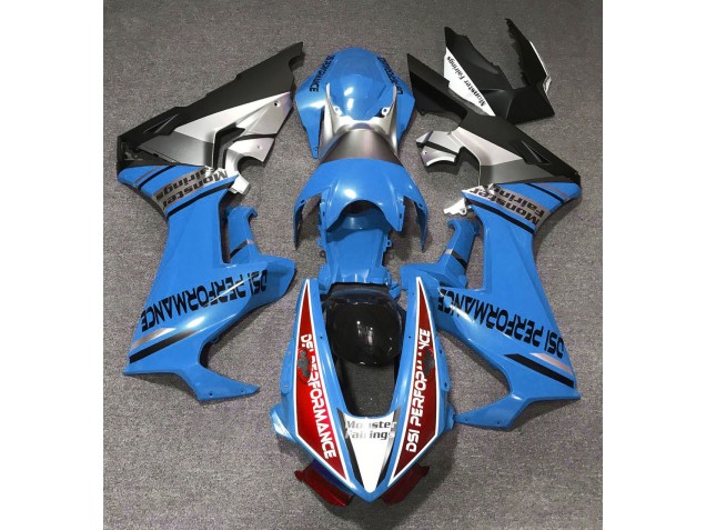 2017-2019 Gloss Blue & Red Honda CBR1000RR Motorcycle Fairings