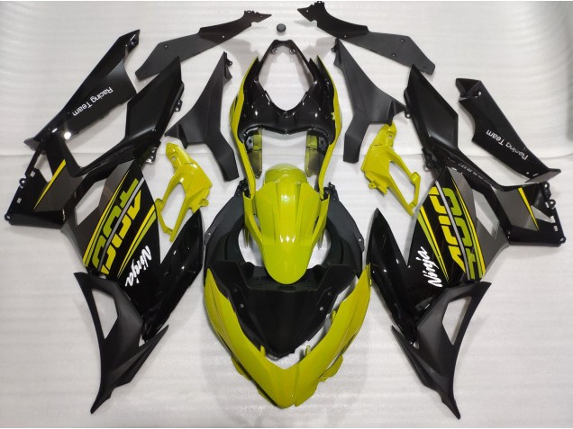 2018-2020 Gloss Yellow Kawasaki Ninja 400 Motorcycle Fairings